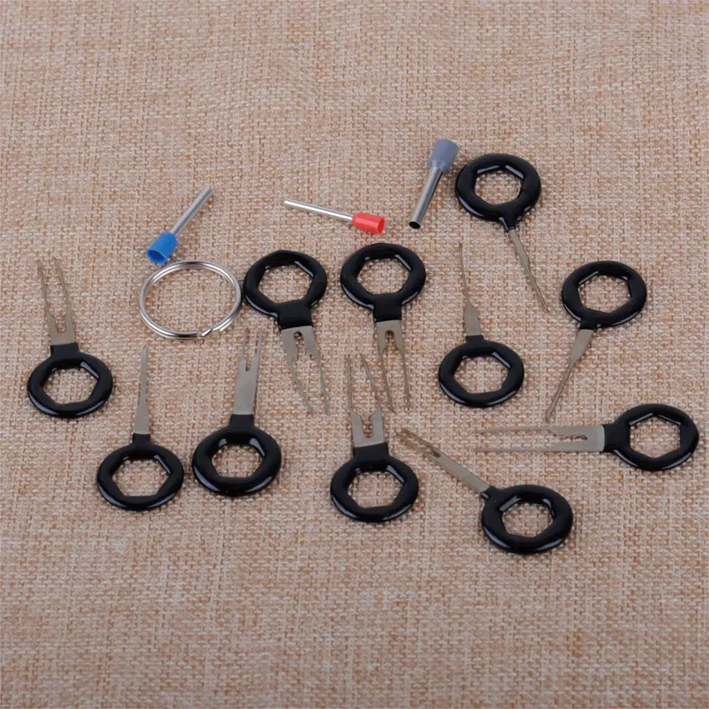 

CITALL 11pcs Car Electrical Terminal Wiring Crimp Connector Extractor Puller Release Key Pin Removal Tool Kit