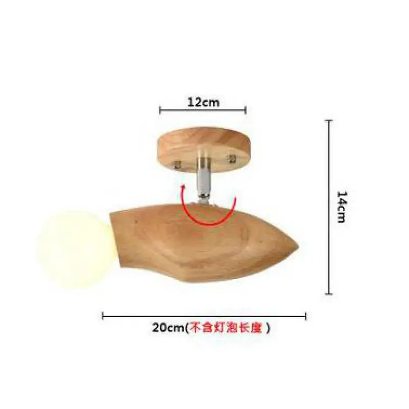 Скандинавские японские бревна современный потолочный светильник с простой индивидуальностью коридорные светильники светодиодные потолочные светильники - Цвет корпуса: B