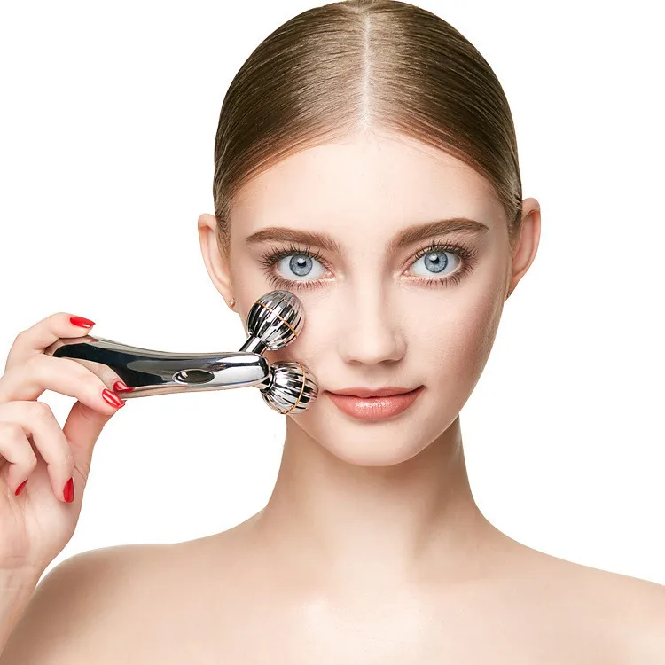 3D roller massage apparatus, micro current face lift, Facial Massager, pulling and shaping beauty bar face massager