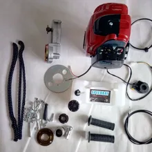 4-тактный 49CC бензин моторизованный велосипед грязи двигатель велосипеда двигателя Наборы с топливным баком