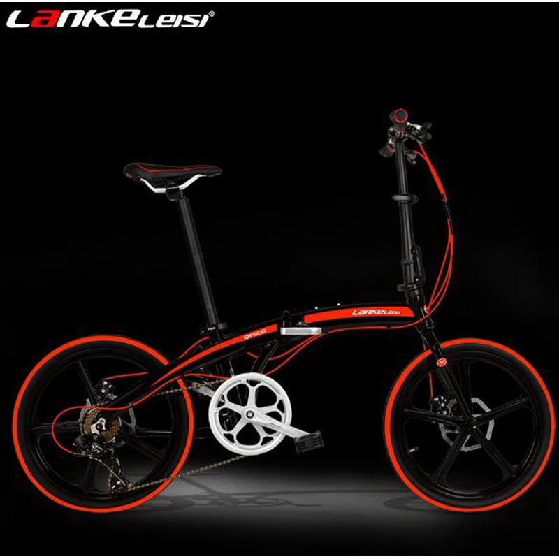 Discount Tb250908/20-inch Folding Car / 7-speed Ultra-light Aluminum Alloy Two-disc Brakes Men And Women Folding Bike/electrostatic Paint 1