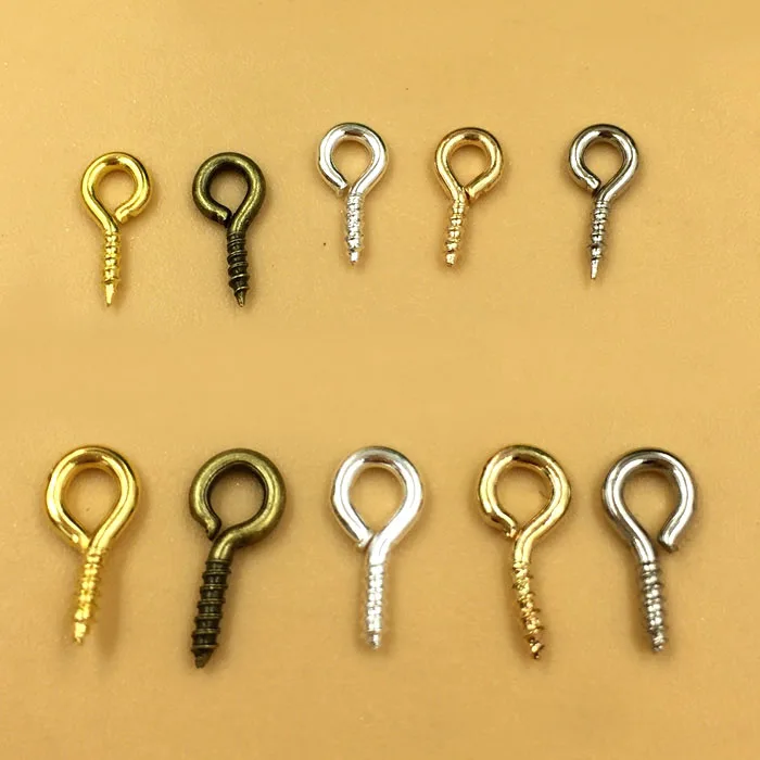 Buy 8mm 10mm Pendant Clasps Eye Pins Bail Findings