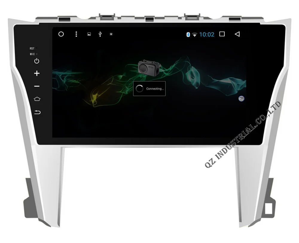 Flash Deal QZ industrial HD 10.2" Android 8.1 T3 Car DVD for Toyota Camry 55 2015 with 3G 4G WIFI GPS BT Navigation stereoSWC Radio RDS Map 7