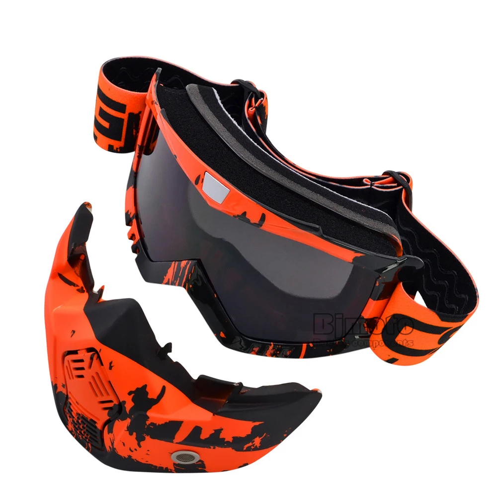 Винтажная маска для шлема, съемные очки для мотокросса, очки для скутера, шлемы, маска для мотокросса, солнцезащитные очки для катания на лыжах