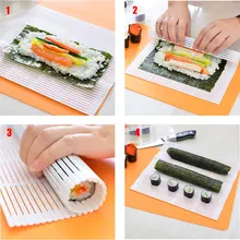 Набор для приготовления суши рисовый рулон бамбуковая кухонная форма для самостоятельной готовки плесень роликовый коврик рисовое весло MU