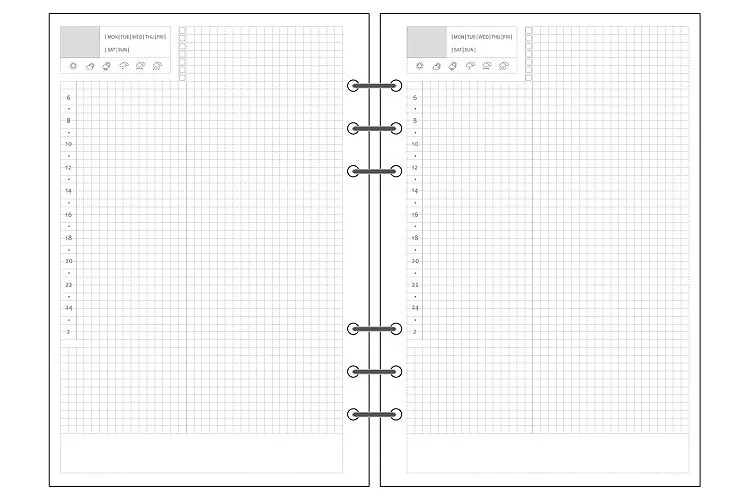 Классический спираль Тетрадь наполнитель бумаги пополнения вставки A5 A6 A7 Размеры Diy Журнал Внутренняя Core наклейки для дневника Тетрадь