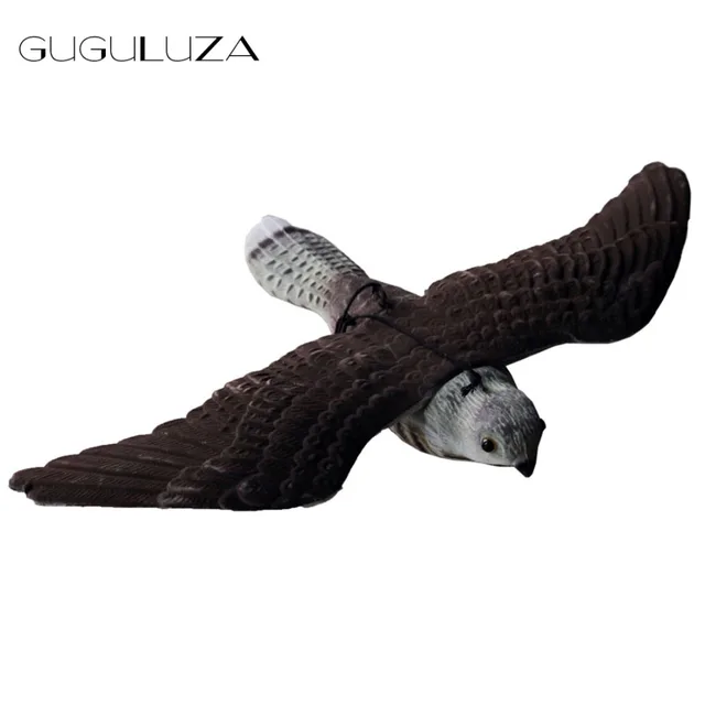 Hunting Hawk Decoy Flying Eagle Decoy Garden Fake Bird With Wings NEW