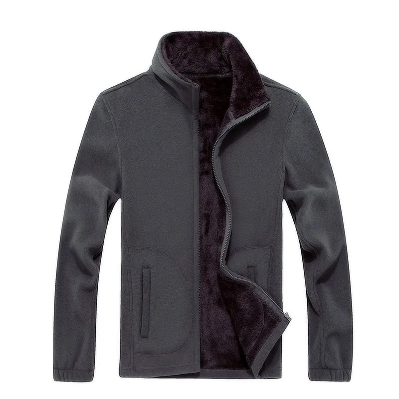 Новинка 8XL мужская флисовая куртка пальто Мужская теплая толстовка