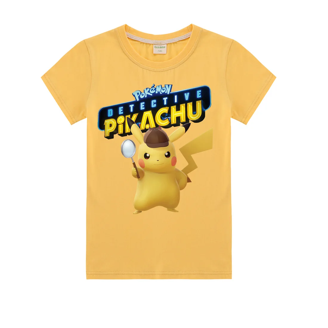 

2019 NEW Summer children kids t-shirts cotton Pokemon boys girls tops tees pikachu t shirts for 4-15 Years boys clothes