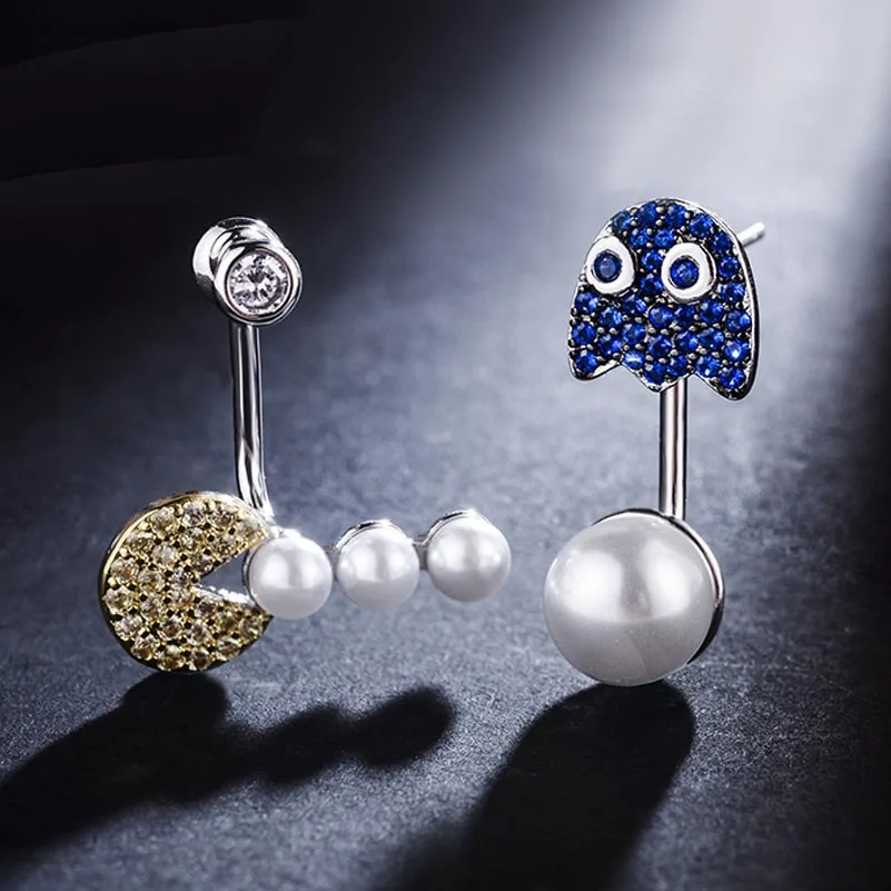 Red Trees Brand Fashion Funny Earrings For Women High Quality 925