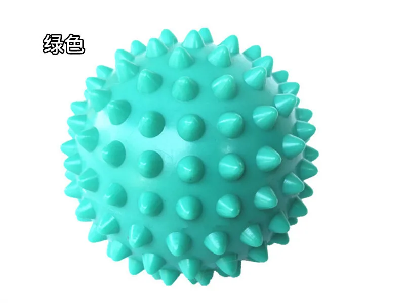 4 color PVC hand massage ball PVC soles hedgehog Sensory training grip the ball Portable physiotherapy ball Catch the ball