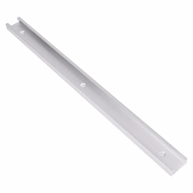 T-Track T-Slot Aluminum Alloy Track for Woodworking Workbench Machines  400mm Length