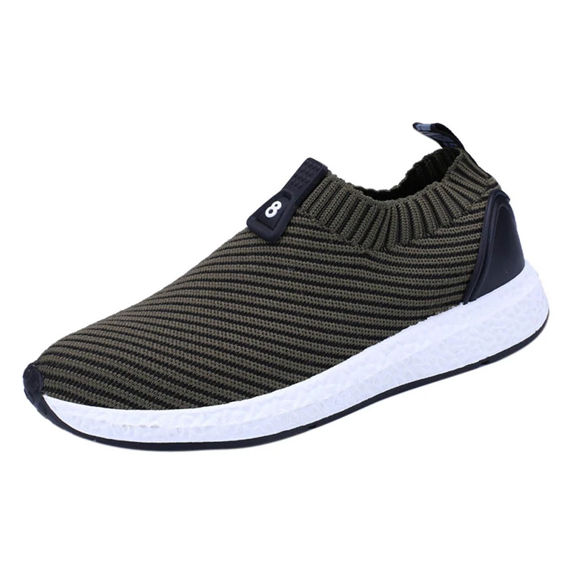 Sneakers Men Knit Mesh Shoes Outdoor Fashion Men's Breathable Sneakers Casual Shoes Running Shoes Sports Shoes #FS#4NV08 (5)
