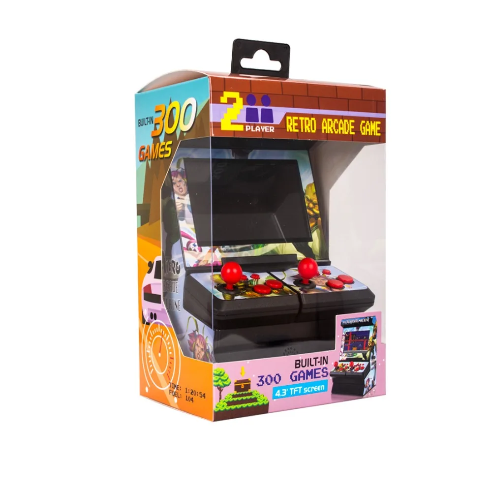  Mini Double Hand-held Gaming Console 183 in 1 Games Device Retro Style Mini Classic Arcade Machine 