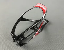 TOSEEK Ciclismo Completo de Fibra de Carbono Botella de Agua Jaula MTB/Camino de La Bicicleta Titular de la Botella de Piezas De Bicicleta Roja