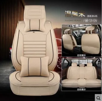 

5 pieces / set spring and summer autumn and winter show 2016 new arrival linen car seat cover environmental protection comfort