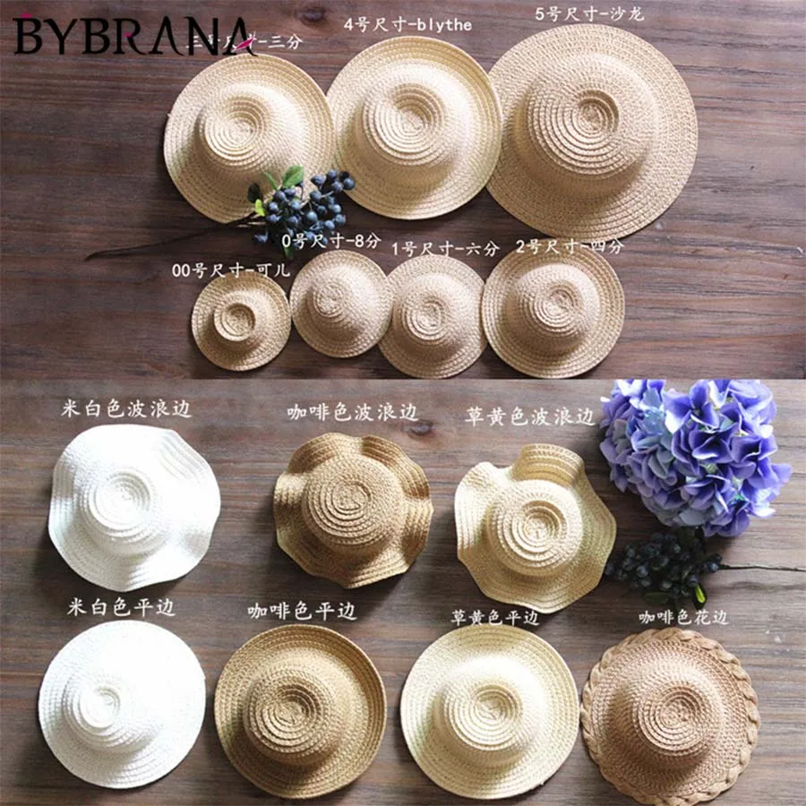 Bybrana 1/3 1/4 1/6 1/8 1/12 BJD SD кукла соломенная шляпа|Куклы| |