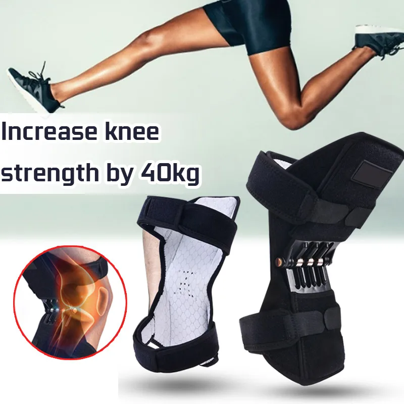 

2 pcs Power Spring Force Stabilizer Knee booster For Elde Joint Support Knee Pad Breathable Non-slip Lift Pain Relief For Knee