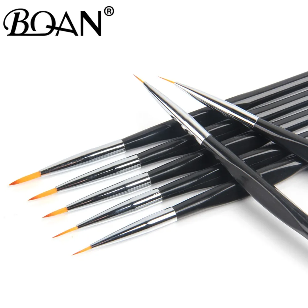 BQAN 7 шт нанесение пунктира UV Gel Liner польский кисть инструмент для дизайна ногтей ручка 7 шт./компл. nail art Pen 3d щетка для ногтей