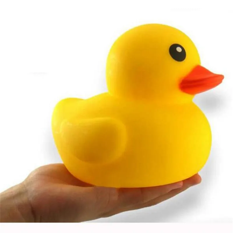 

Squeeze animal Rubber toy Cute Baby Bath Duck toy duck BB Bathing water toy Race Squeaky Yellow Duck Classic Toys Reborn gift