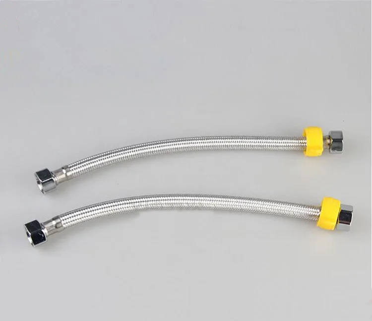 304 Stainless Steel Water heater hot cold water inlet hoses plumbing