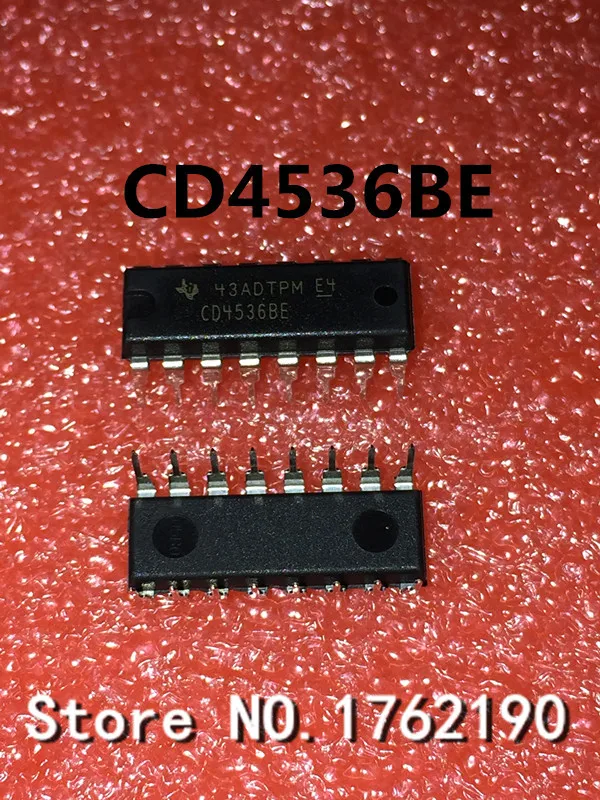 

10PCS/LOT CD4536BE CD4536 DIP-16 Programmable timer logic chip