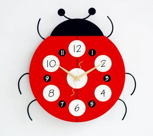kids wall clock designer 022158 wall clock mute decor red yellow green for child kids gift beatles bedroom kindergarten new designin wall clocks from home garden on kids wall clock designer 022158 wall clock mute decor red yellow green for child kids gift beatles bedroom kindergarten new designin wall clocks from home garden on
