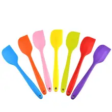 Свадебные Силиконовые Тесто для пирожных скребок Торт Крем Масло силиконовая кулинарная лопатка инструмент для выпечки 21 см LX2161