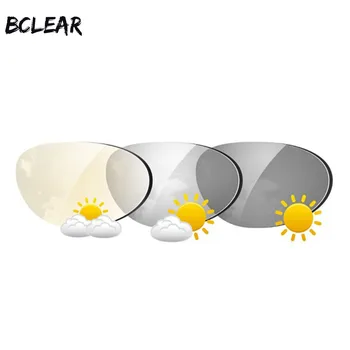 

BCLEAR 1.61 Index Aspheric Transitions Photochromic Lenses Sunglasses Lens with Single vision lens Chameleon Gray Brown Myopia