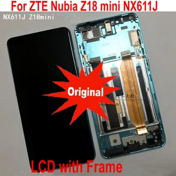 

100% Original Working Glass LCD Display Touch Panel Screen Digitizer Assembly with frame For ZTE Nubia Z18 mini NX611J NX611H