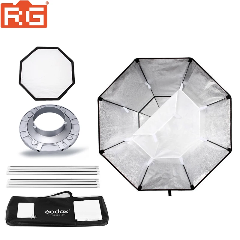

Godox BW120 softbox 120cm 47" Octagon Studio Strobe Softbox with Bowens Mount for Studio Flash