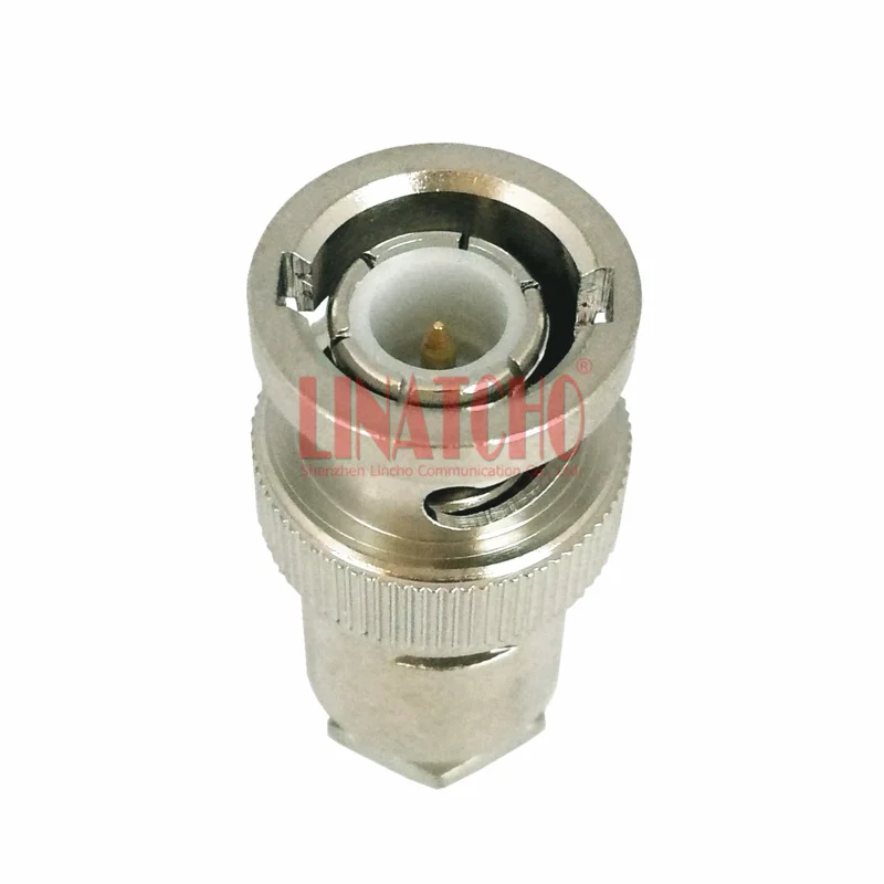 10 шт. RF rg58 rg142 rg141 lmr195 50ohm кабель перегородки собрать и установить bnc штепсельный разъем