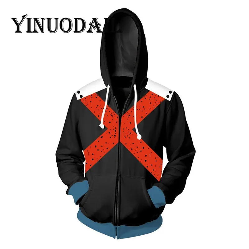 Fans Wear My Hero Academia Sweatshirt - Katsuki Bakugo Hero Academia Cosplay Costumes Hoodie Fans Wear My Hero Academia Sweatshirt - Katsuki Bakugo Hero Academia Cosplay Costumes Hoodie