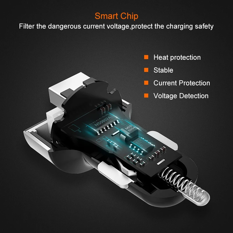 QC 3,0 двойной зарядное устройство USB автомобильный прикуриватель Универсальный USB Автомобильное зарядное устройство с автомобильным дисплеем напряжения для iphone Sumsung Xiaomi