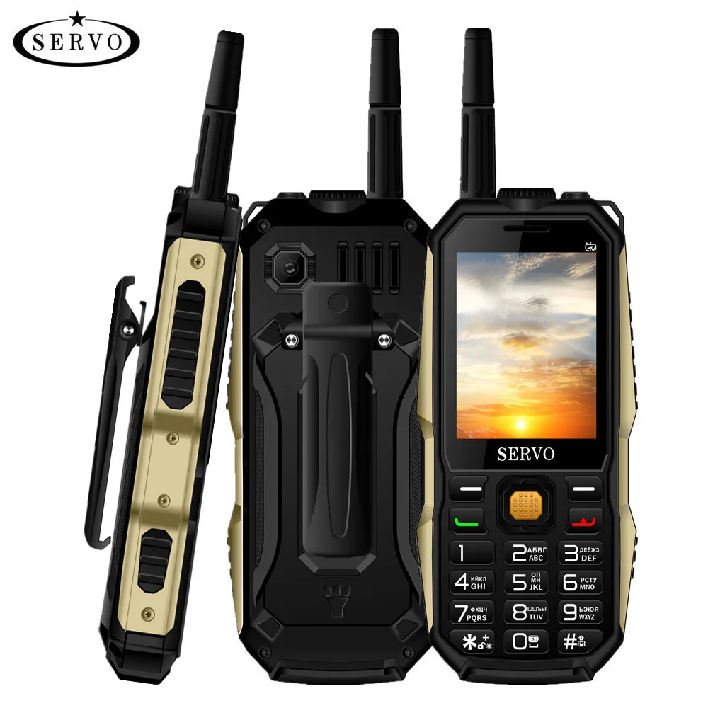 Оригинальный Servo телефон P20 2 4 &quotчетырехдиапазонный 3 sim карты мобильный GPRS ТВ