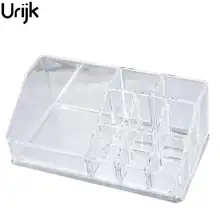 Urijk Makeup Organizer Plastic Storage Box For Jewelry Container Toiletry Organizer Cosmetic Storage Box Holder 17×9.4×6.7cm