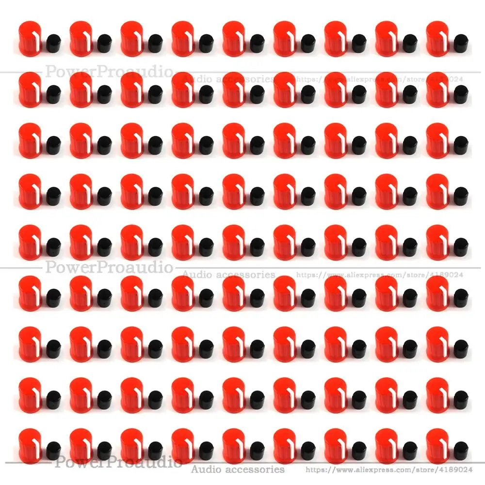 500pcs/lot red Color OEM Rotary Control Knob For