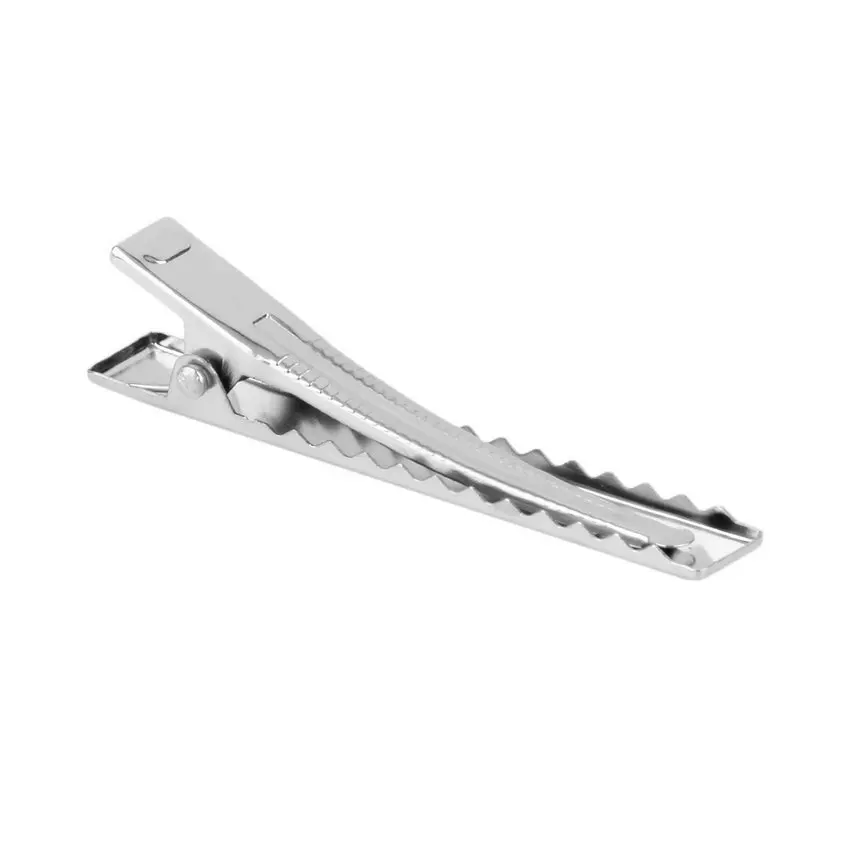 20pcs/Set Metal 55mm Crocodile Alligator Teeth Clips Hair Bows Pinch DIY Accessories Jewelry For Making Custom Hair Clips