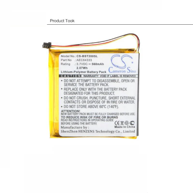 Bluetooth wireless Headphone Battery For Beats Studio 2 0 Cycle rechargeable battery
