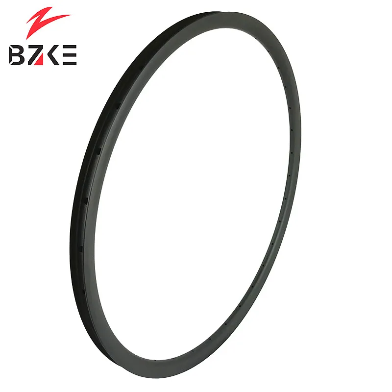 BZKE углеродное волокно обод МТБ 29 дюймов карбоновые диски, 30 мм ширина Асимметричная 29 обод для горного велосипеда UD 3 к плетение углеродный обод велосипеда 29