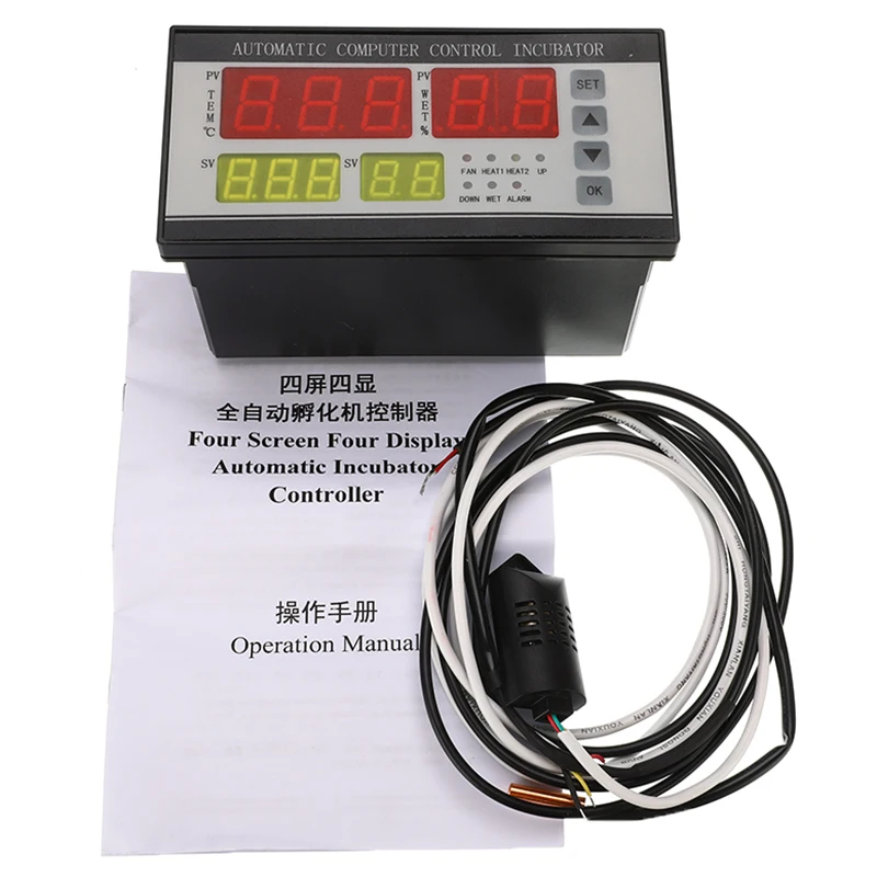 Thermostat Egg Incubator Controller Hygrostat XM 18 Full Automatic
