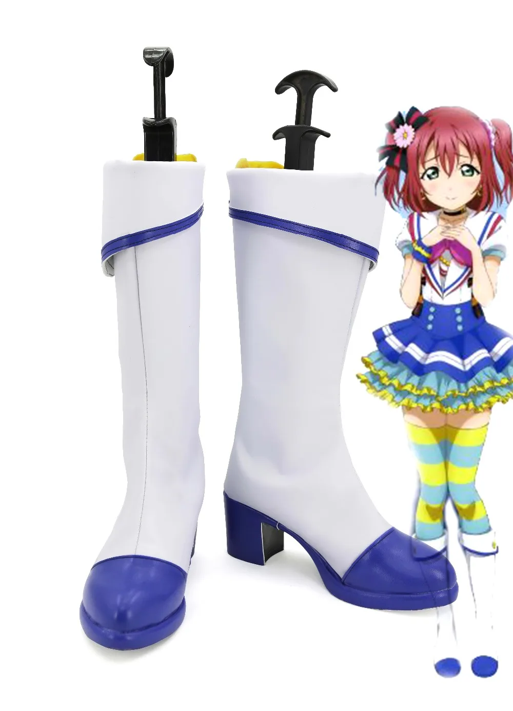 

New Love Live LoveLive!Sunshine!! Jumping Heart Ruby Kurosawa Cosplay Boots Anime Shoes Custom Made