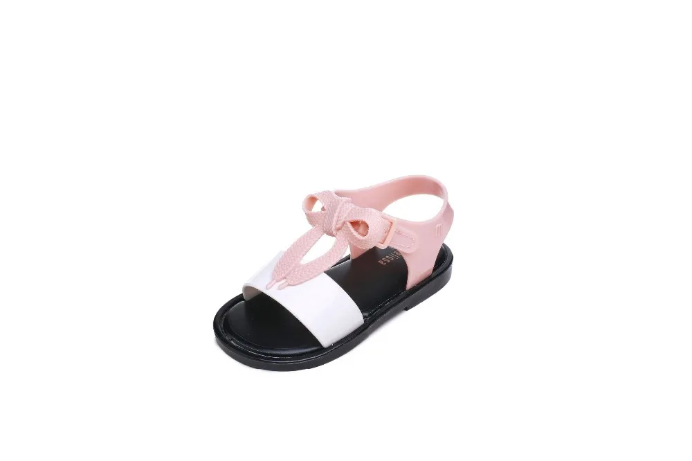 Mini Melissa Ultragirl Единорог новые оригинальные прозрачные сандалии для девочек детские сандалии детская пляжная обувь для малышей 14-18 см