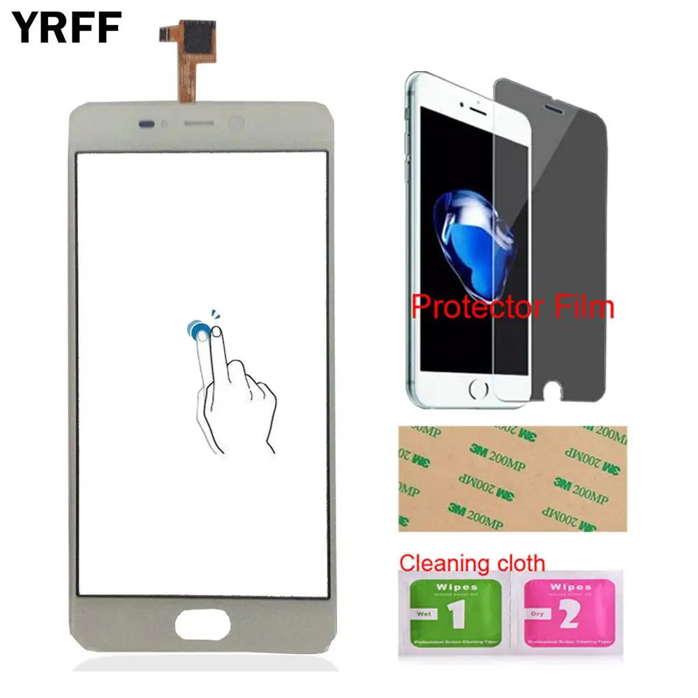YRFF 5 дюймовое Переднее стекло для телефона Leagoo T5 сенсорный экран сенсорная панель