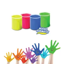 CARIOCA 6 цветов детские Пальчиковые краски безопасные нетоксичные легко мыть Детские мелки