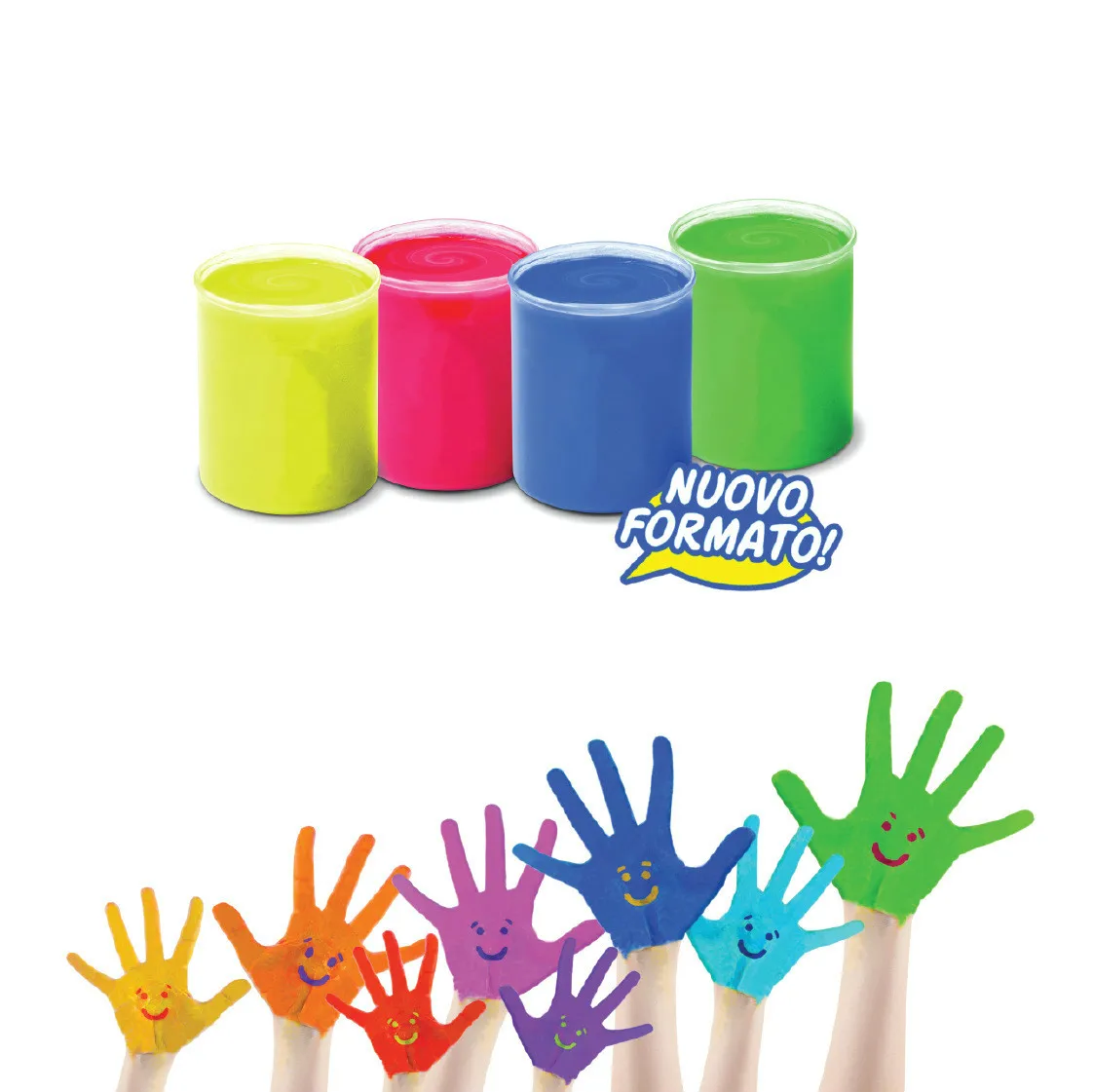 CARIOCA 6 цветов детская картина на пальцах безопасная Нетоксичная легко мыть мелки для малышей Бесплатная доставка