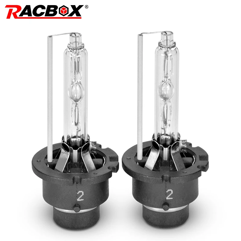 Ксеноновая лампа RACBOX D2S D2C D2R D4S D4R HID лампы с круглыми лампами 4300K 5000K 6000K 8000K сменные