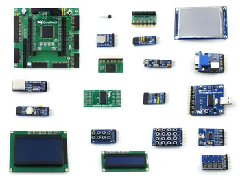 

Waveshare EP2C5 EP2C5T144C8N ALTERA Cyclone II FPGA Development Board + 19 Accessory Modules Kits = OpenEP2C5-C Package B