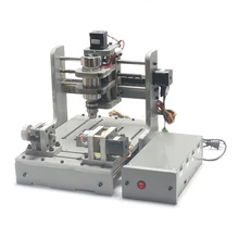 DIY Mini 4axis CNC milling machine 300w wood lathe Parallel port