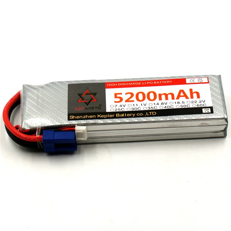 Провод с силикатной гелевой Батарея 2S 3S 4S 7 4 V 11 1 14 8 25/40/60C 1800 2600 3000 4500 5000 6000 мАч для
